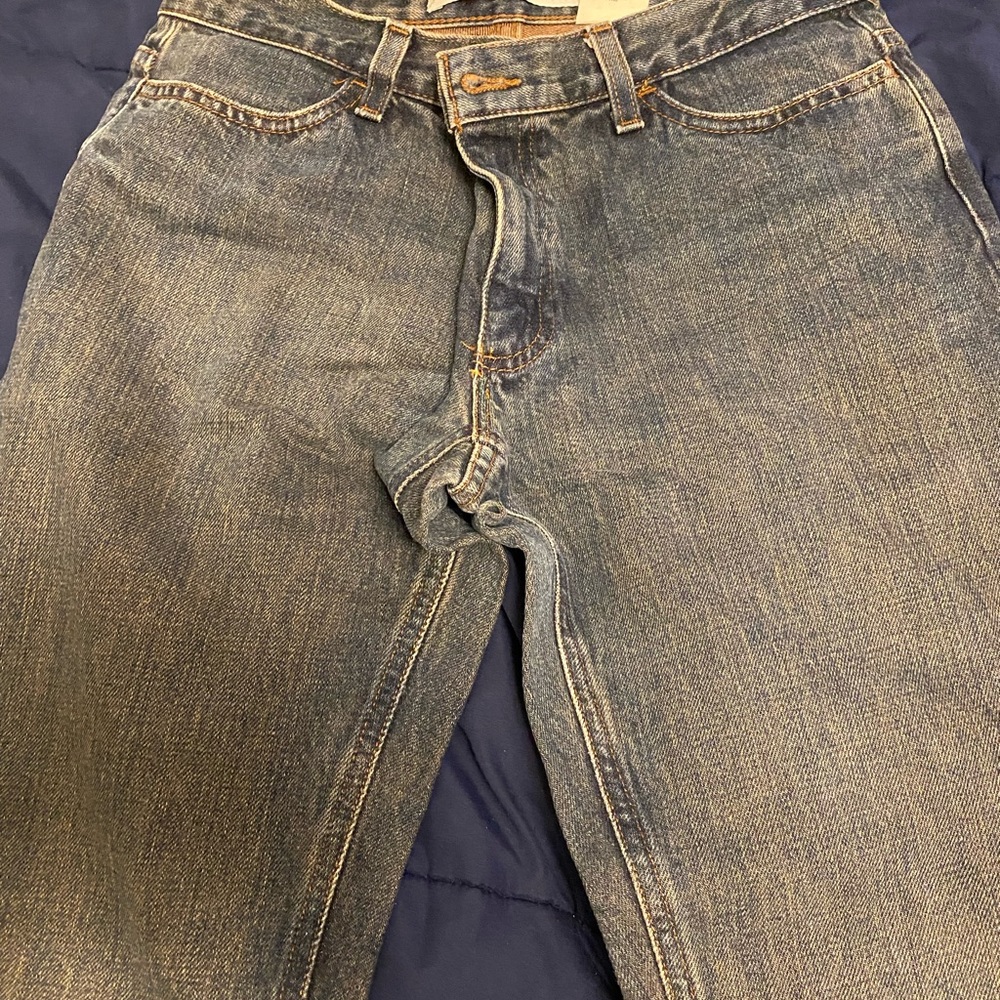Flare bottom jeans